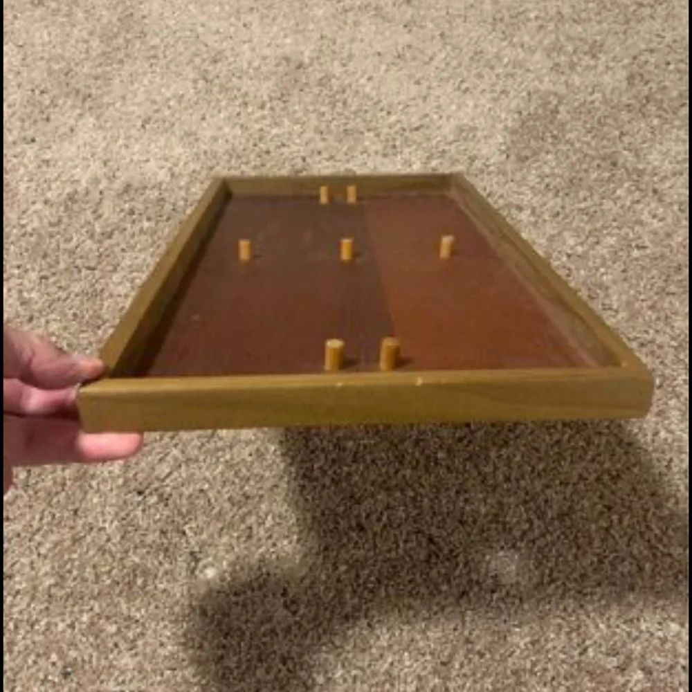 Penny Football Handmade Wooden Game